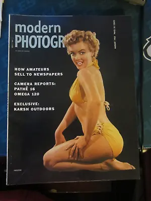 Modern Photography Magazine August 1954 Marilyn Monroe N • $69.99