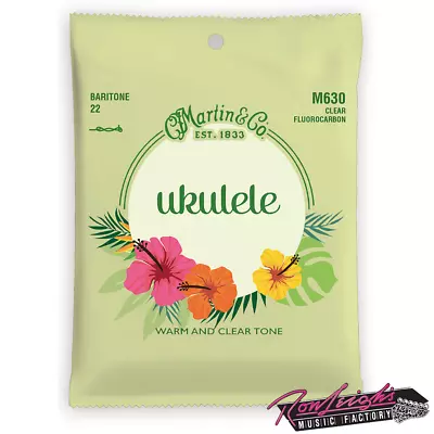 $14.95 • Buy Martin M630 Baritone Fluorocarbon Ukulele Strings