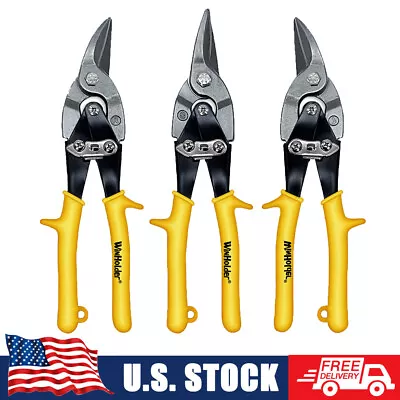 3X Aviation Tin Snips Straight Left Right Cut Sheet Metal Cutter Shears Scissors • $25.99