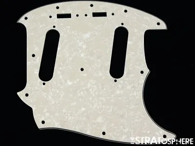 * NEW Aged Pearloid 3 Ply For Fender '69 Mustang PICKGUARD Guitar Parts • $9.99