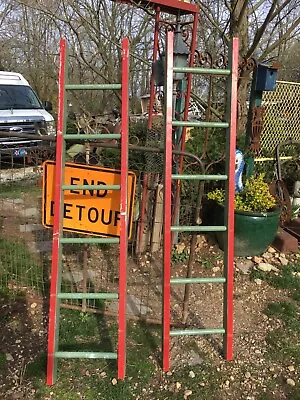 1 Vintage Wood Ladder  Aprox6.5in Rustic Flowers Pots Pans Quilts Primitive Deco • $157.50