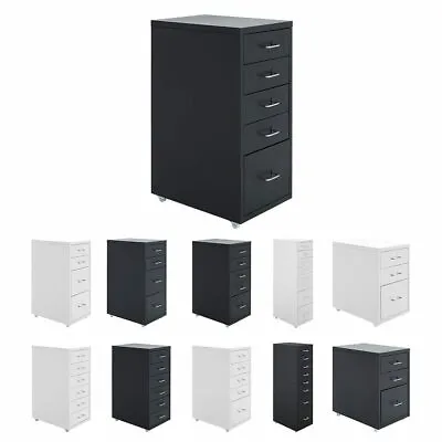 Home Office Metal Filing Cabinet Cupboard Drawer Unit Cabinet 3/4/5/6/8 Drawers • £52.95