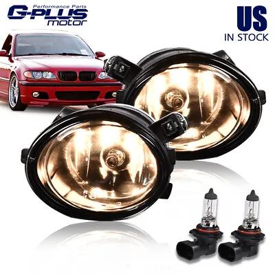 Clear Front Driving Fog Lights Lamps Fit For 01-06 BMW E46 3 Series/ 01-03 M3 M5 • $19.86