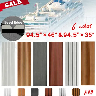 EVA Foam Boat Decking Sheet Mat Faux Teak Deluxe Marine Yacht Flooring • $48.29