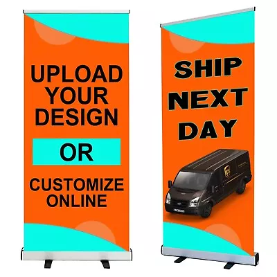 Custom Printing Retractable Banner 33½ X80  With Banner Stand And Carry Bag • $128.99
