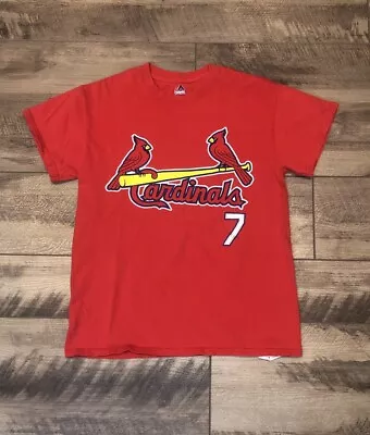 St. Louis Cardinals Jersey T-Shirt Majestic Matt Holliday #7 Men’s Small • $18.99