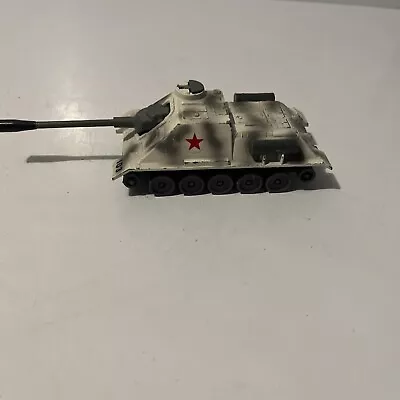 Corgi Toys Diecast SU-100 Russian Medium Tank White Camouflage NR!! • $7.99