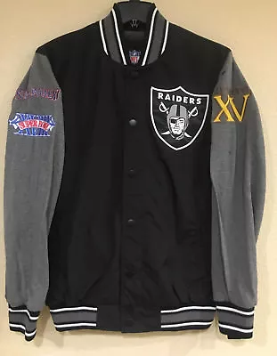 Oakland Raiders Franchise Varsity Jacket By G-III - Lightweight Championship • $119.99