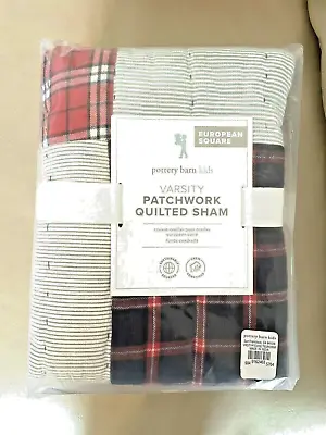 Pottery Barn Pillow Sham Plaid Disney Stripe Holiday Gift MLB NFL NHL Baseball • $54.97