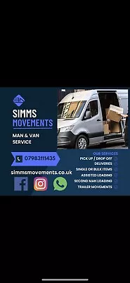 Courier Service Man And Van Collection/Delivery EBay Delivery Service • £7.99