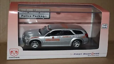 Georgia State Patrol Trooper Dodge Magnum K-9 First Response 1:43 Police 2009 • $41.99