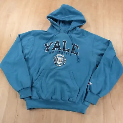 Champion Hoodie Sweatshirt SMALL Yale University Vtg 00s Y2k • $38