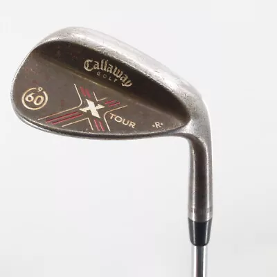 Callaway X-Tour Vintage L LW Lob Wedge 60 Degrees 60.09 Steel Shaft RH C-129214 • $57