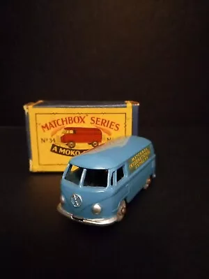 Matchbox #34A Volkswagen Microvan 1957 In Original B2 Box • $175