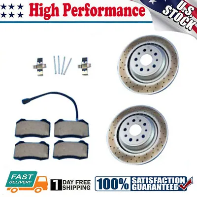 For Maserati Ghibli Quattroporte Rear Brake Pads Rotors 14-16 #11286 Hot Sales • $279.12