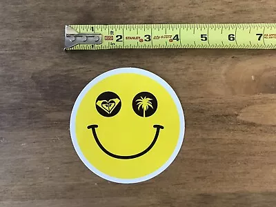 Roxy Quicksilver Smiley Face Logo Snowboard Ski Water Sticker/Decal Approx 4” • $5.99