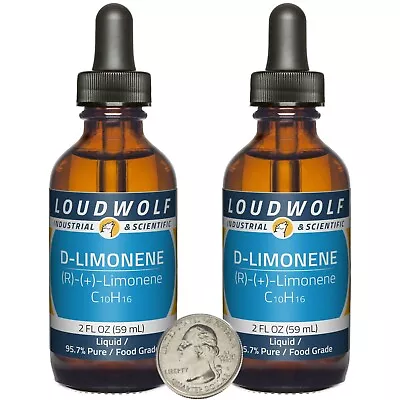 D-Limonene / 4 Fluid Ounces / 2 Bottles / 95.7% Pure Food Grade / Liquid / USA • $13.09