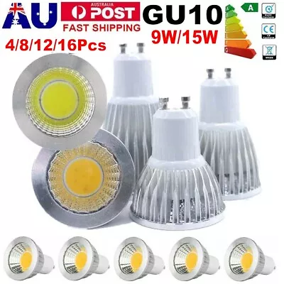 GU10 9W/15W Downlight Bulb COB LED Spotlight Globe Lamp Lights Cool Warm White • $18.96