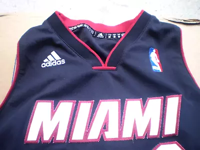 Lebron James  Miami Heat  Adidas Black Jersey Youth Medium. • $15