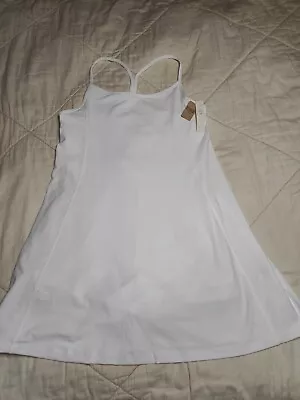 Victoria's Secret PINK Cotton Active Athletic Dress/Bodysuit In White Sz L  • $23