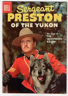 Dell SERGEANT PRESTON Of The Yukon #21 - VF November 1956 Vintage Comic • $52.99