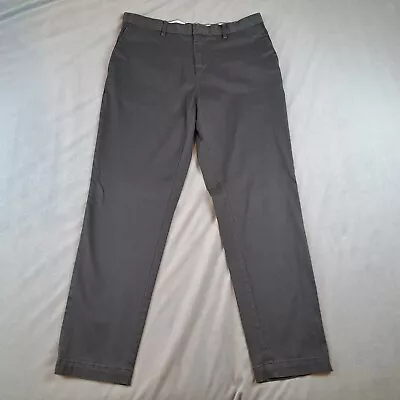 Banana Republic Chinos Mens 34x32 Gray Mason Athletic Tapered Pants Twill • $19.95