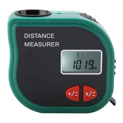 £20.05 • Buy 18m Digital LCD Laser Ultrasonic Distance Meter Range Finder Measure Tape