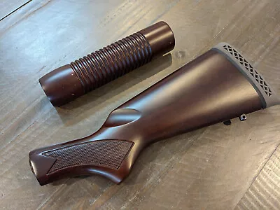 Mossberg 500 590 590A1 Retrograde Wood Walnut Stock Forend Furniture 12ga 7 3/4  • $299.99