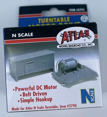 Atlas N Turntable Motor Drive Unit 2791 New In The Box With Instructions • $32