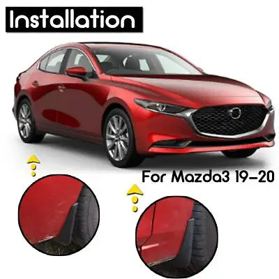 4x For Mazda 3 Mazda3 BP Sedan 2019-2023 Mud Flaps Splash Guards Mudguards • $14.35