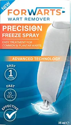 Forwarts Wart Remover Precision Freeze Spray Easy Fast & Effective Single • £15.45