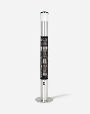 La Hacienda Electric Patio Tower Heater With Bluetooth Speaker LED Lighting NEW • £89.95