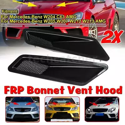 Bonnet Hood Air Duct Vent Scoop Cover Louver For Mercedes W204 W212 W213 AMG  • $22.95