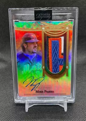 2022 Topps Dynasty Mike Piazza Auto #2 /5 New York Mets DAPB-MP Incredible Patch • $1199.99