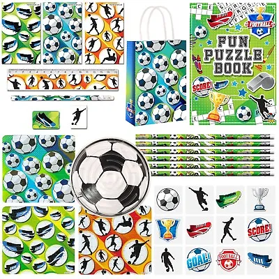 £1.99 • Buy Kids Party Gift Bag Fillers Boys Stickers Tattoos Puzzles Stationery FOOTBALL