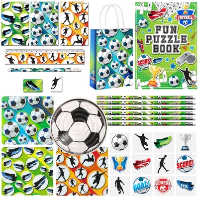 £1.99 • Buy Kids Party Gift Bag Fillers Boys Stickers Tattoos Puzzles Stationery FOOTBALL