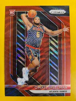 D56453  2018-19 Panini Prizm Prizms Ruby Wave #88 Omari Spellman ROOKIE • $5