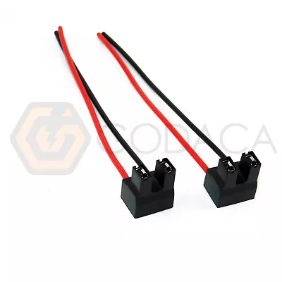 2x Socket Connector Plastic 2-way For Headlight Light Bulb H7 • $9.99