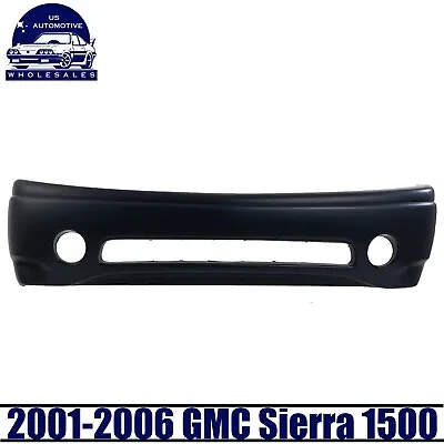 New Front Bumper Cover Primed For 2001-2006 GMC Sierra 1500 GM1000637 • $173.70