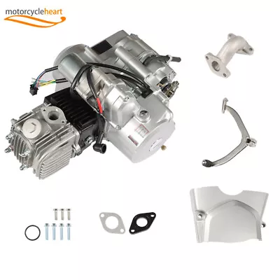 4 Stroke 125cc  ATV Engine Motor 3-Speed Semi Auto W/ Reverse Electric Start US • $178.45