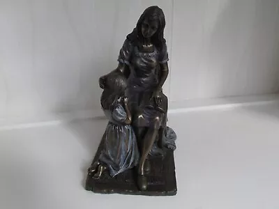 Veronese Cold Cast Bronze. Mother & Child Figurine 9  Tall Beautifully Sculpture • £15.99