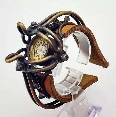 Ultra RAREUNIQUE Unisex HANDMADE FUTURISTIC Cuff-Watch • $188.99