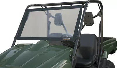 Quadgear Full Front Windshield Vinyl Wind Shield Kawasaki Mule 610 Rhino All • $66.14