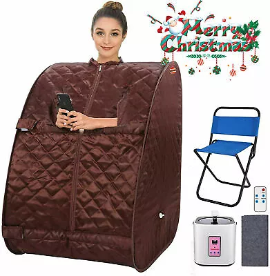 Steam Sauna Folding Home Spa Tent For Body Slim & Detox Therapy Indoor Relax HOT • $95