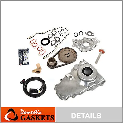 LS9 LS7 LS2 Cam Swap To LS1 LQ4 LQ9  High Volume Oil Pump Timing Chain Kit Cover • $254.28