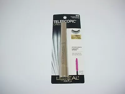 L'Oreal Paris Makeup Telescopic Original Lengthening Mascara Blackest Black #910 • $9.95