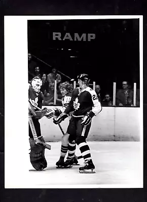 Borje Salming & Vic Hadfield C. 1970's Press Original Photo Rangers Maple Leafs • $9.99