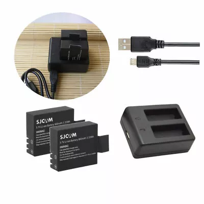 PG1050 Battery Or Charger For SJCAM SJ4000 5000X EKEN H9 H9R H8R M10 4K M10WIFI • $18.40