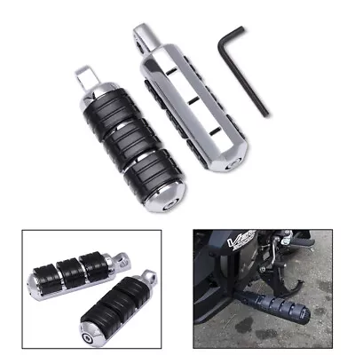 Motorcycle Highway Foot Pegs Rests Pedal Pads For Honda Shadow ACE VT 750 1100 • $35.05