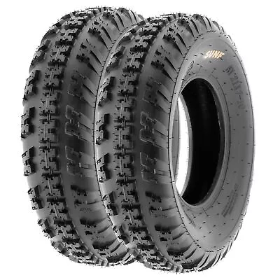 Pair Of 2 21x7-10 21x7x10 Quad ATV All Terrain AT 6 Ply Tires A031 By SunF • $89.98